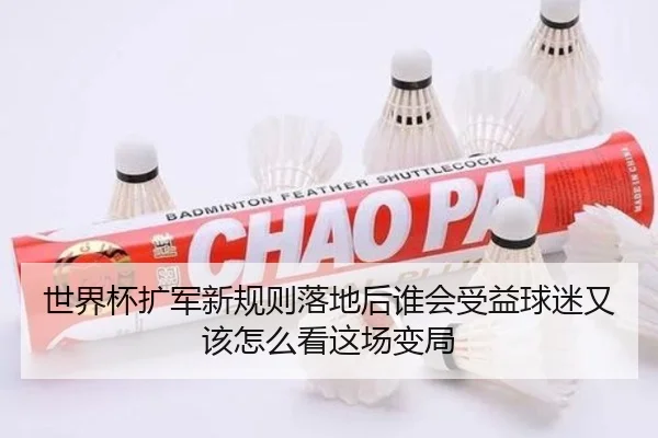 世界杯扩军新规则落地后谁会受益球迷又该怎么看这场变局